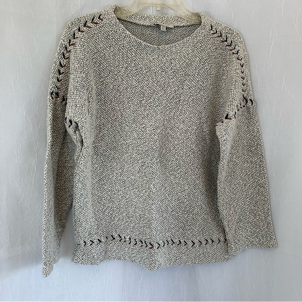 Lucky Brand Pullover Sweater Blouse Crewneck Small